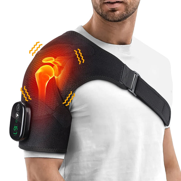 Heating and Vibration Shoulder Support Brace.